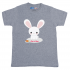 Grey Half Sleeve Boys Pyjama - Bunny Rabbit